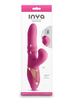 Inya Enamour Rechargeable Silicone Rabbit Vibrator with Air Pulse Clitoral Stimulator