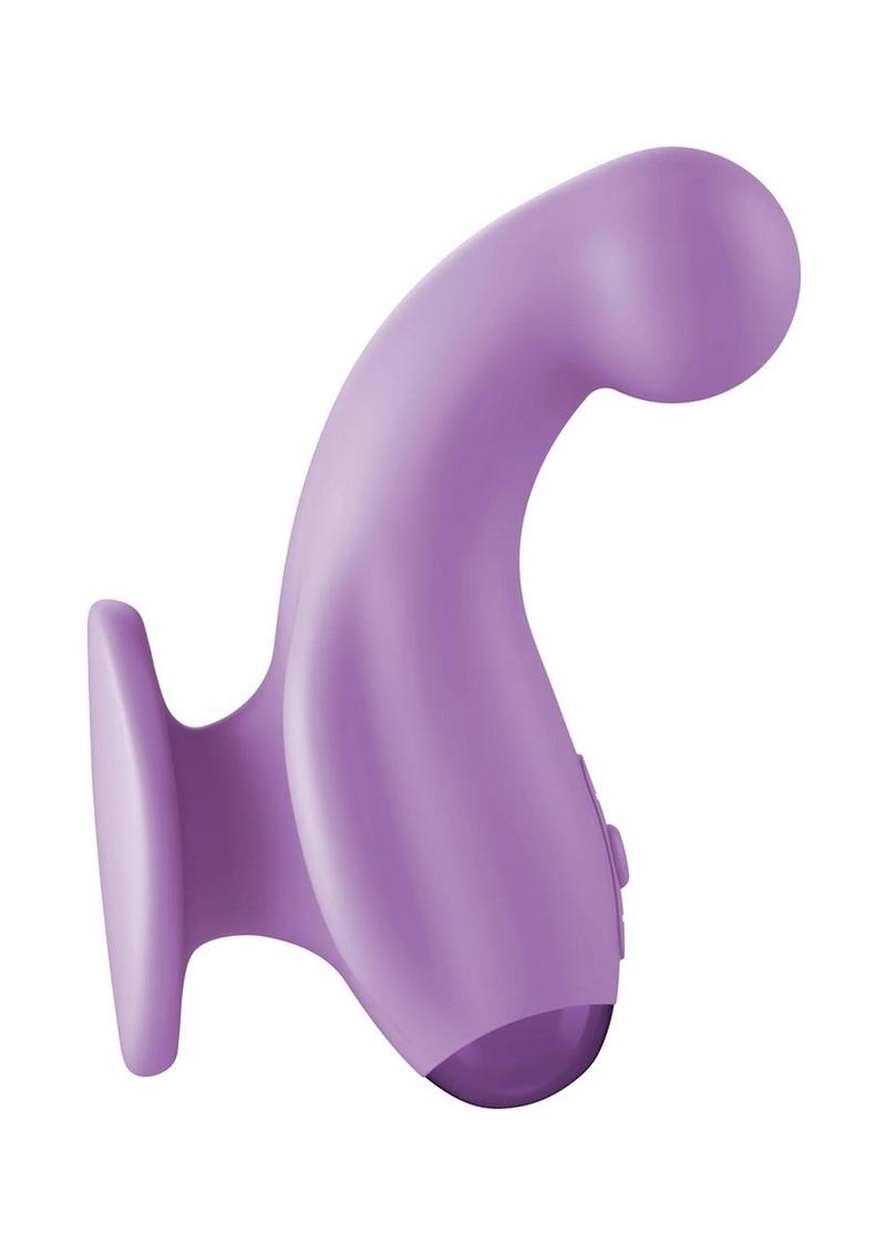 Jimmyjane Curved Gripp Rechargeable Silicone Dual Stimulating Vibrator