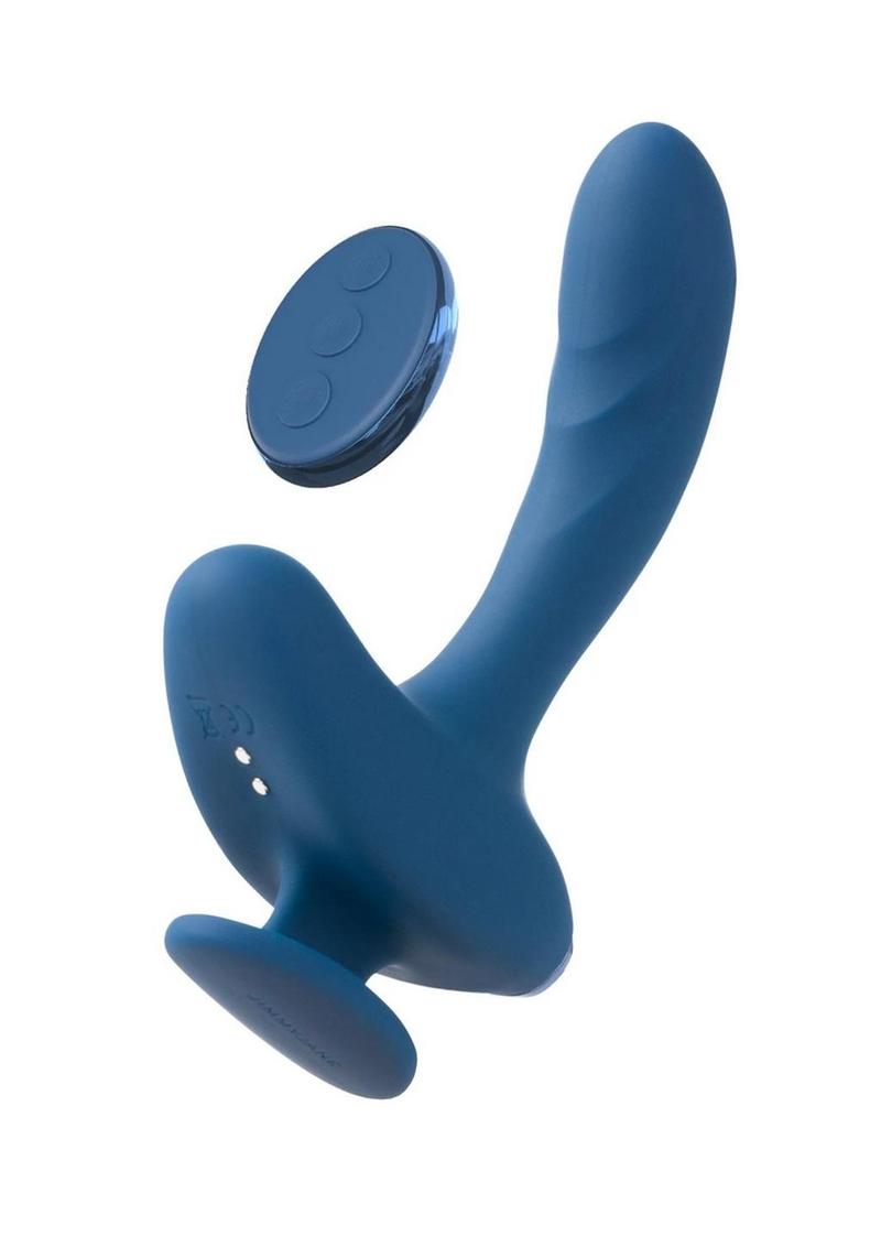 Jimmyjane Solis Kyrios Rechargeable Silicone Prostate Massager - Blue