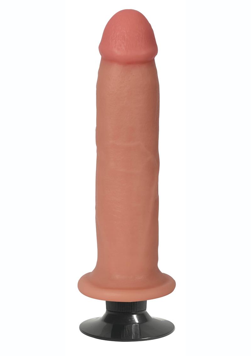 Jock Bareskin Realistic Vibrating Dong - Vanilla - 8in