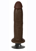 Jock Vibrating Dildo - Chocolate - 8in