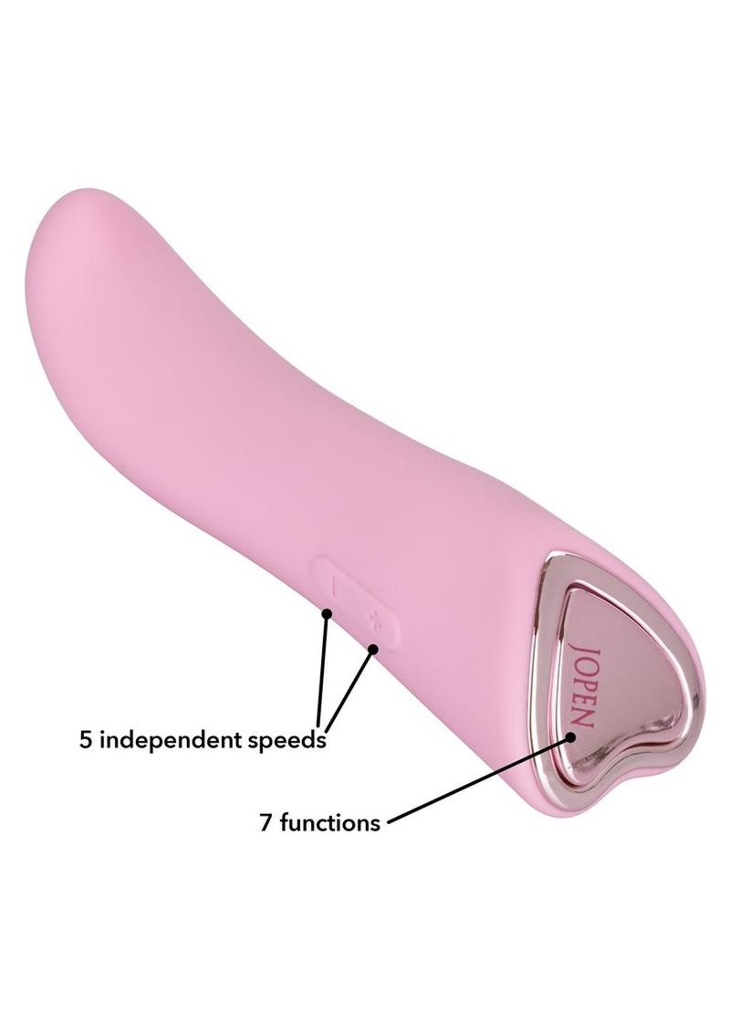 Jopen Amour Mini G Rechargeable Silicone G-Spot Bullet Vibrator - Pink