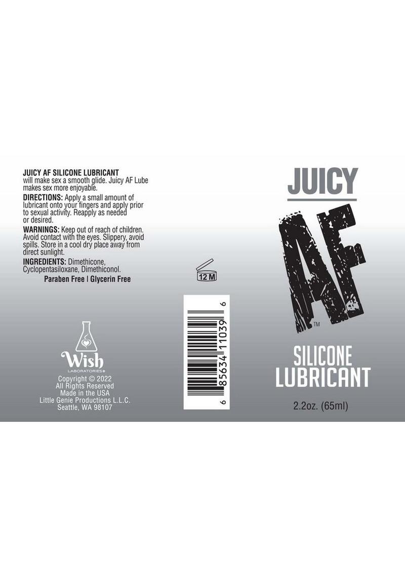 Juicy AF Silicone Lubricant - 2oz