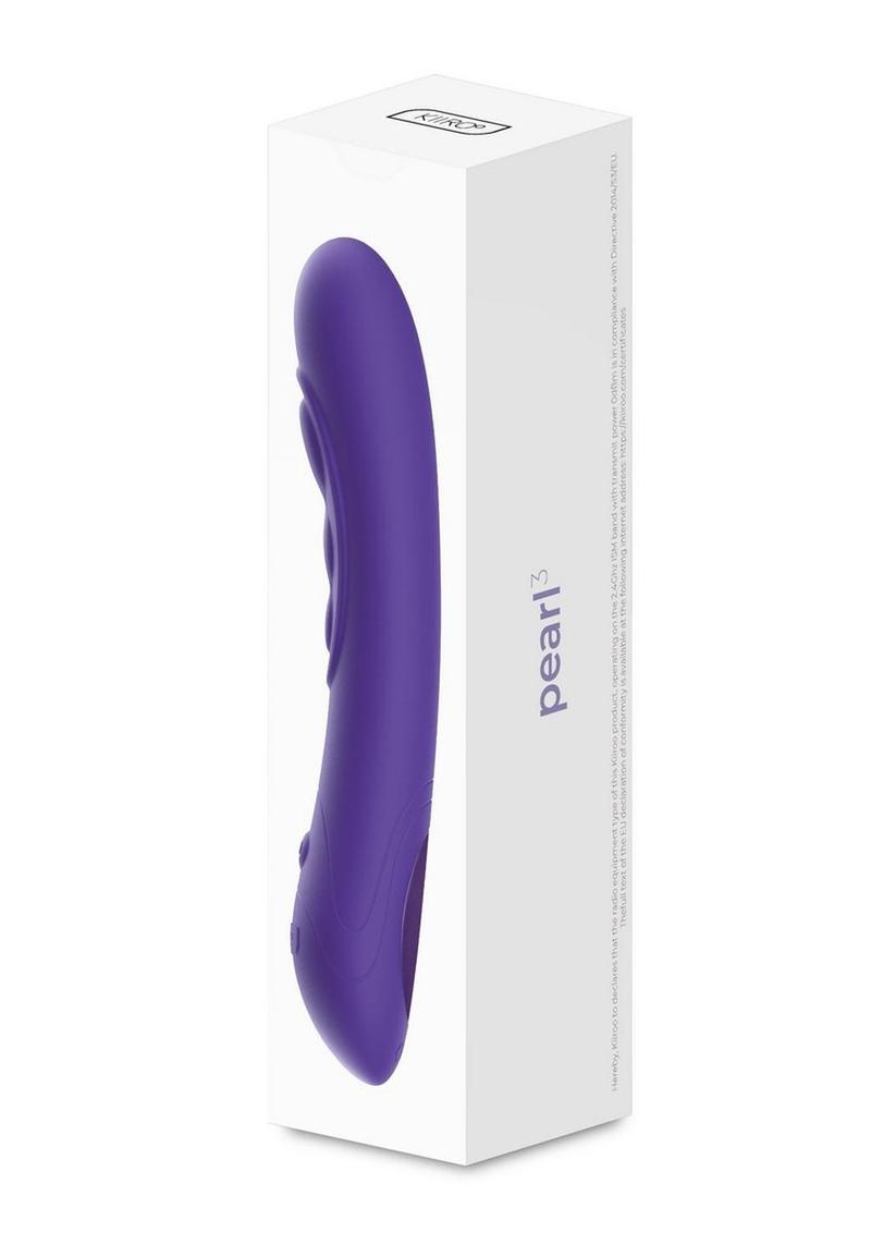 Kiiroo Pearl3 - G-Spot Silicone Vibrator - Purple