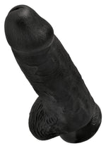 King Cock Chubby Dildo - Black - 9in