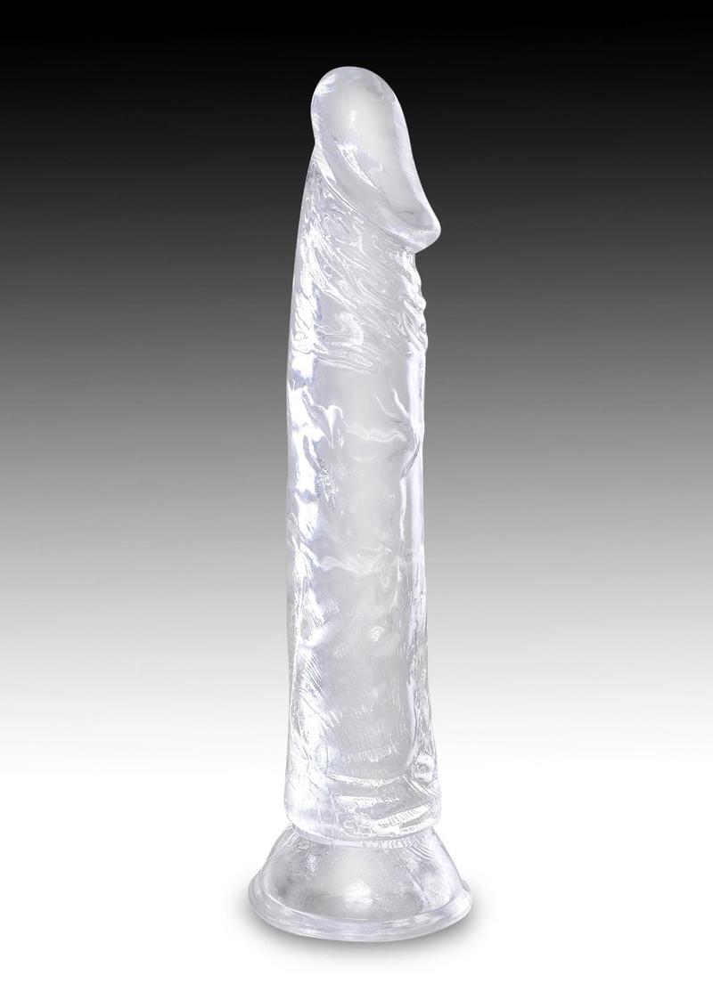 King Cock Dildo - Clear - 8in