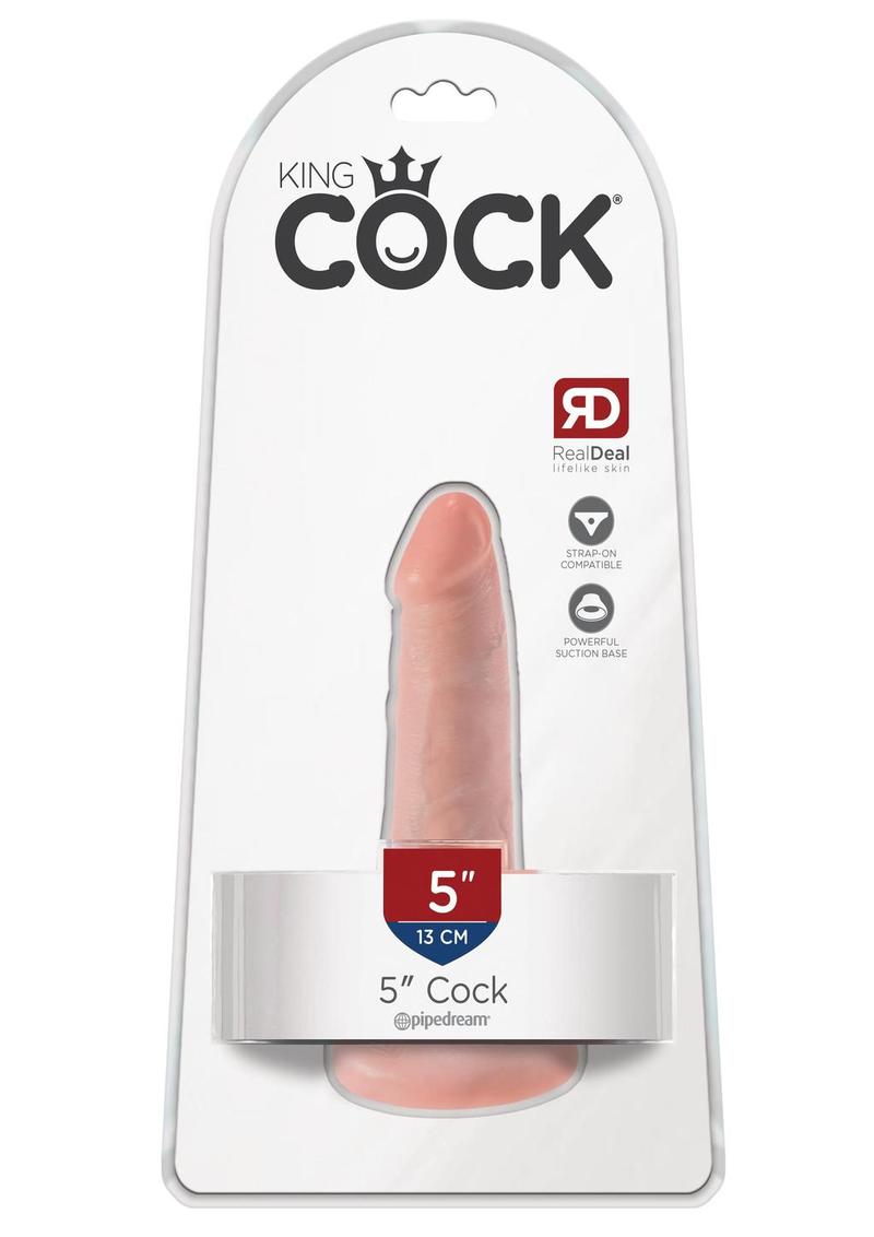 King Cock Dildo - Vanilla - 5in