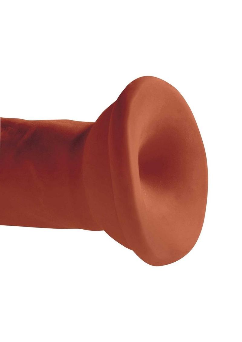 King Cock Plus Triple Density Dildo - Chocolate - 6in