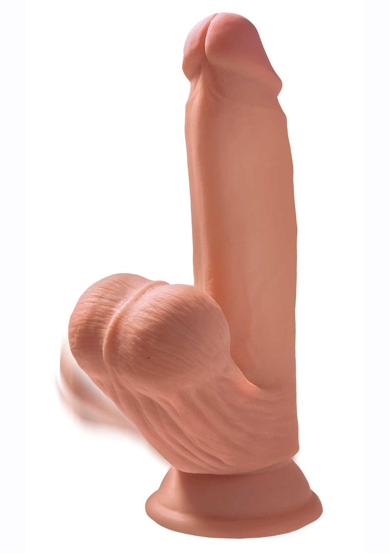 King Cock Plus Triple Density Dildo with Swinging Balls