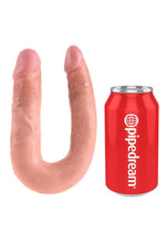 King Cock U-Shaped Medium Double Trouble Dildo