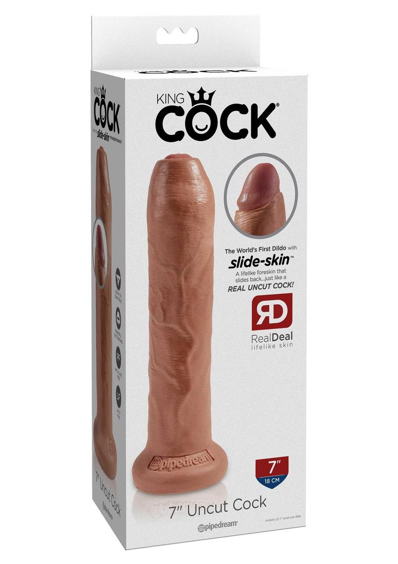 King Cock Uncut Cock Dildo