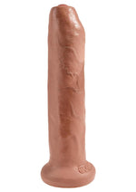 King Cock Uncut Cock Dildo - Caramel - 7in