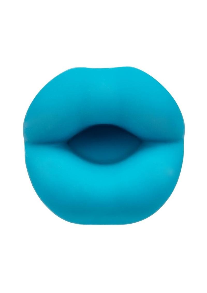 Kyst Lips Rechargeable Silicone Bullet Vibrator - Blue