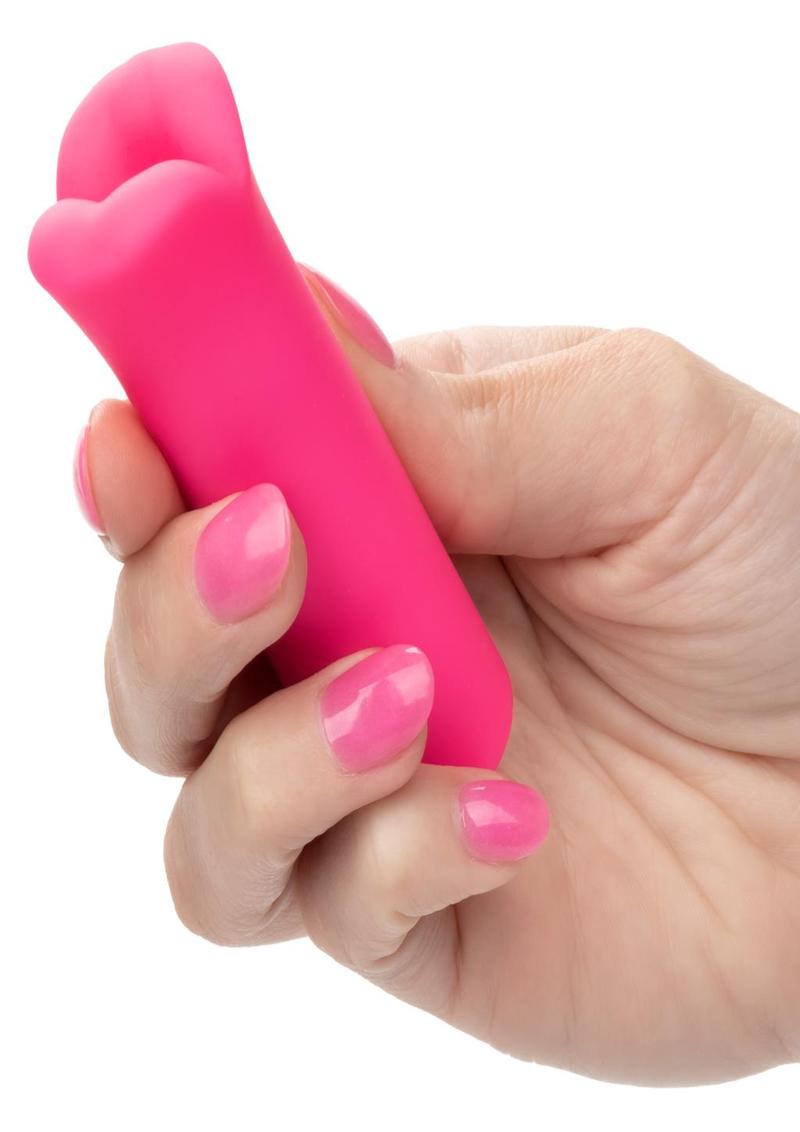 Kyst Lips Rechargeable Silicone Bullet Vibrator - Pink