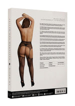 Le Desir High-Waist Garterbelt Stockings - Black - Queen