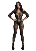 Le Desir Lace Sleeved Bodystocking