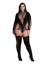 Le Desir Shade Kalyke Xxiii Bodystocking with Turtleneck