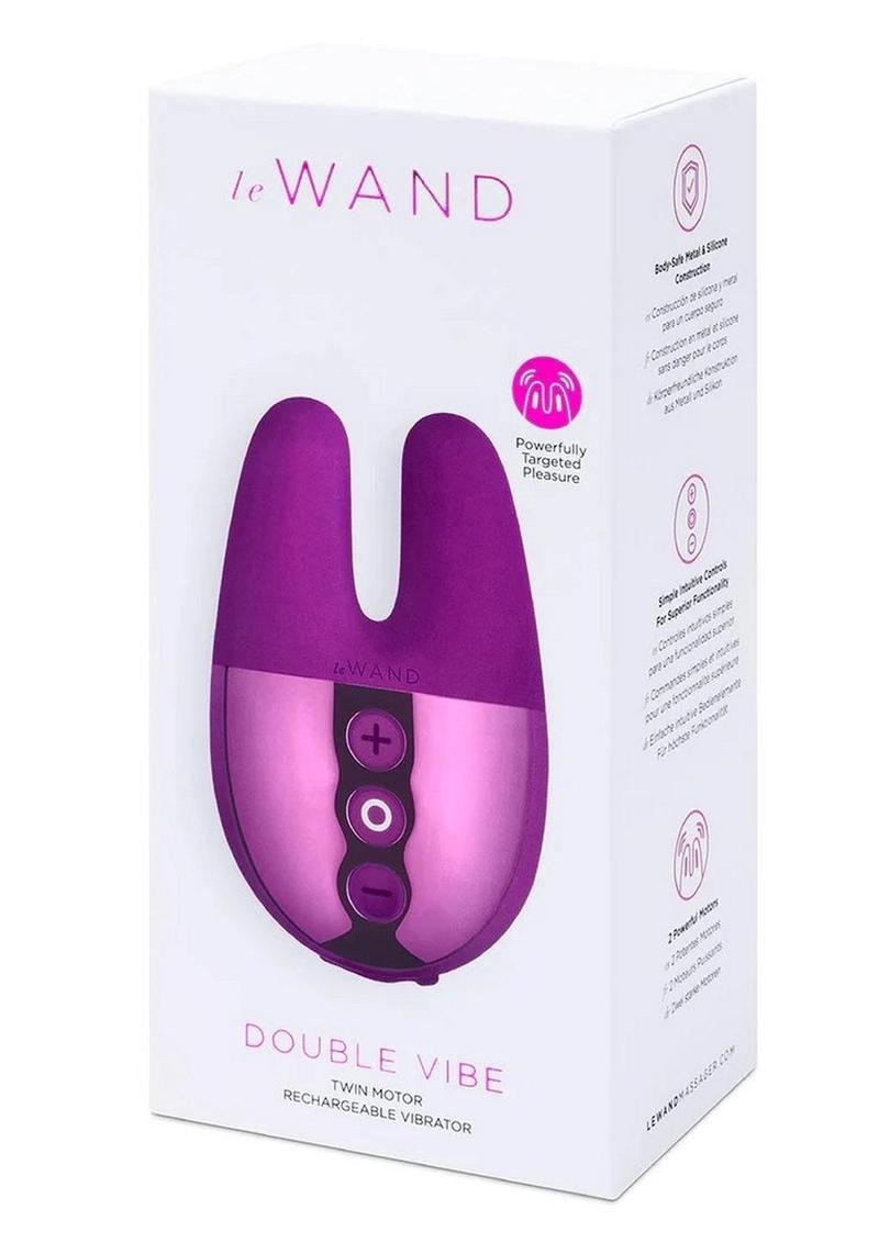 Le Wand Double Vibe Rechargeable Silicone Rabbit Vibrator