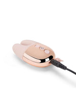 Le Wand Double Vibe Rechargeable Silicone Rabbit Vibrator - Rose Gold