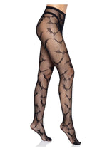 Leg Avenue Bar Net Tights - Black - One Size