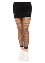 Leg Avenue Industrial Net Footless Tights - Black - One Size