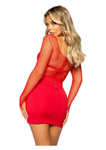 Leg Avenue Lycra Industrial Fishnet Long Sleeve T-Shirt