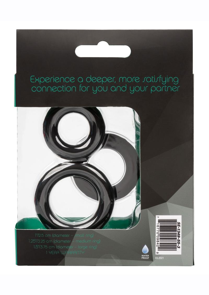 Link Up Ultra Soft Supreme Set Silicone Cock Rings