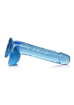 Lollicock Slim Stick Dildo with Balls - Berry Ice/Blue - 7in