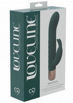 Loveline Devotion Silicone Rechargeable 10 Speed Mini Rabbit - Forest - Green