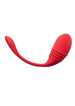 Lovense Vulse Rechargeable Silicone Egg Vibrator - Red