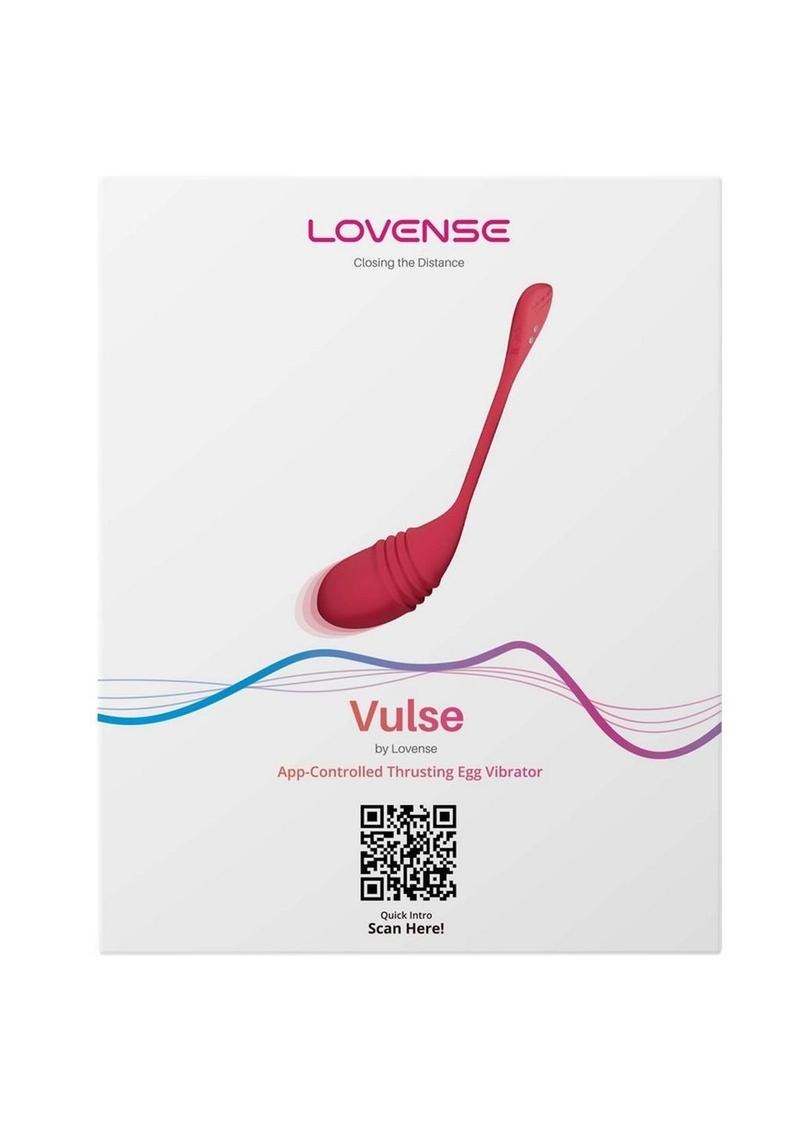 Lovense Vulse Rechargeable Silicone Egg Vibrator