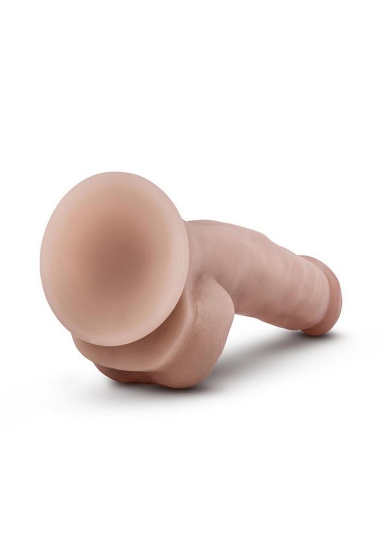 Loverboy Mr. Jackhammer Dildo with Balls - Flesh/Vanilla - 8.5in