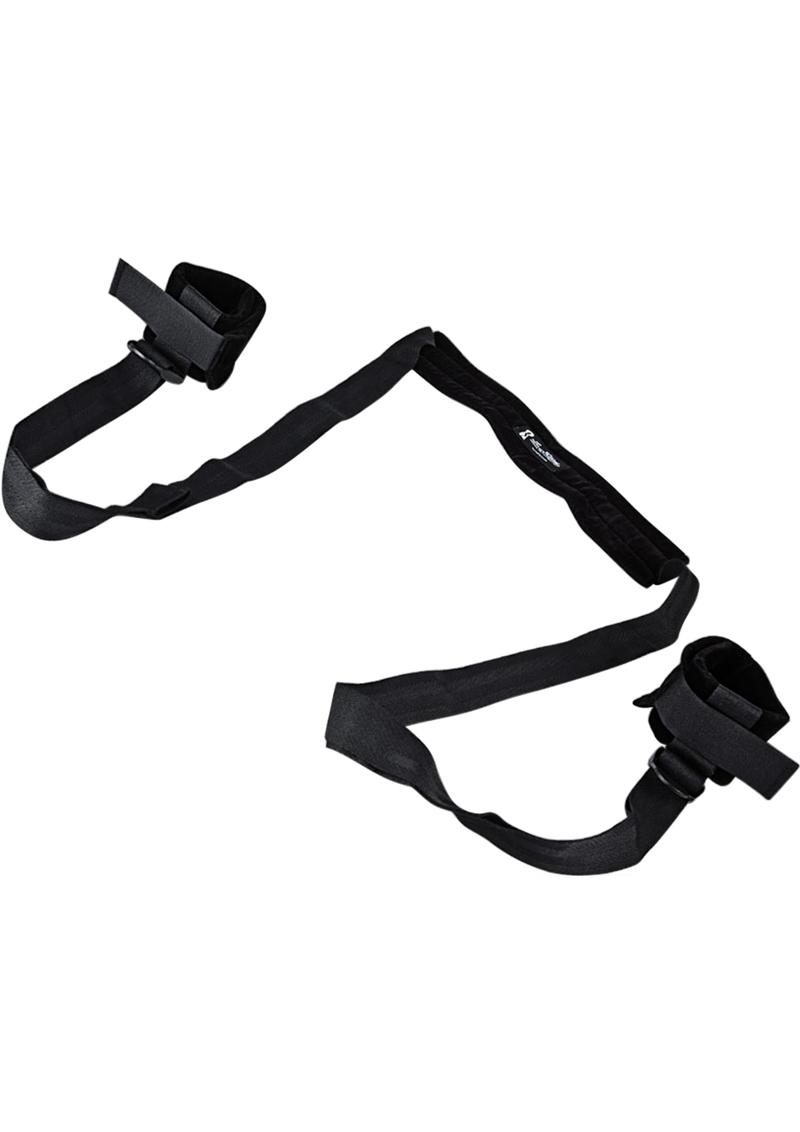 Lux Fetish Position Pal Adjustable Position Straps - Black