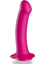 Magnum Silicone Dildo with Suction Cup Base - Blackberry