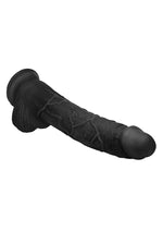 Master Cock Hung Harry Dildo with Balls - Black - 11.75in