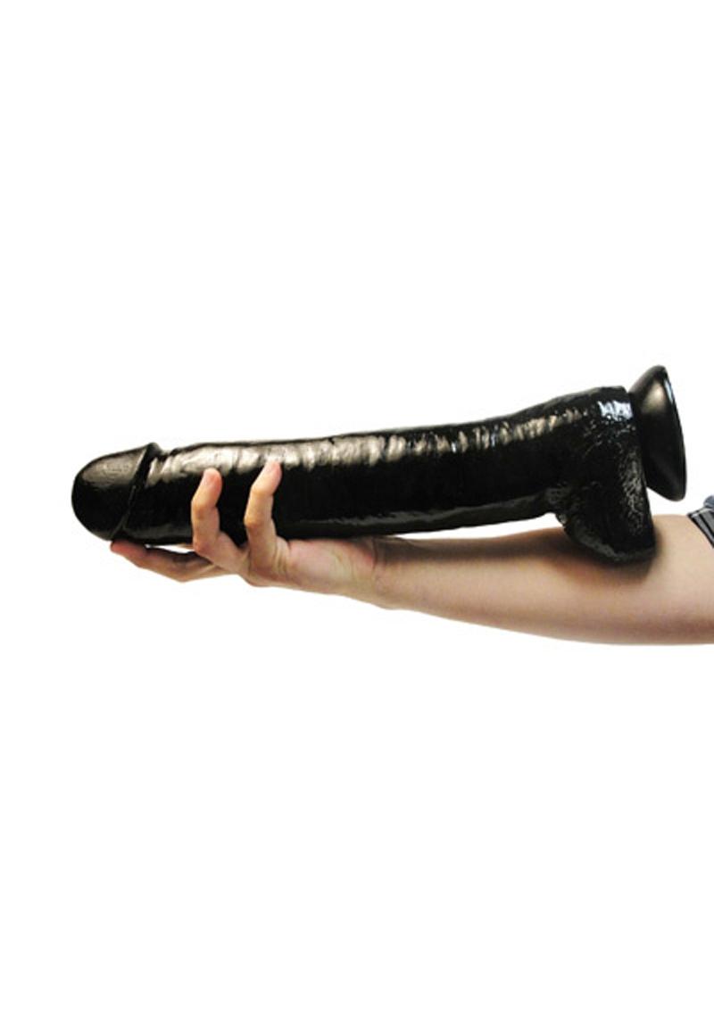 Master Cock The Black Destroyer Huge 17in Dildo