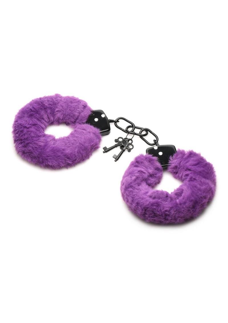 Master Series Cuffed In Fur Furry Handcuffs