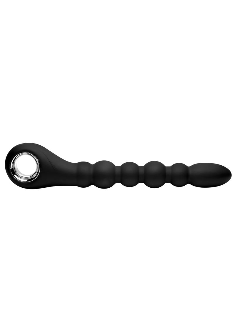 Master Series Dark Scepter Vibrating Anal Beads