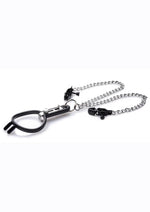 Master Series Degraded Mouth Spreader with Nipple Clamps - Black