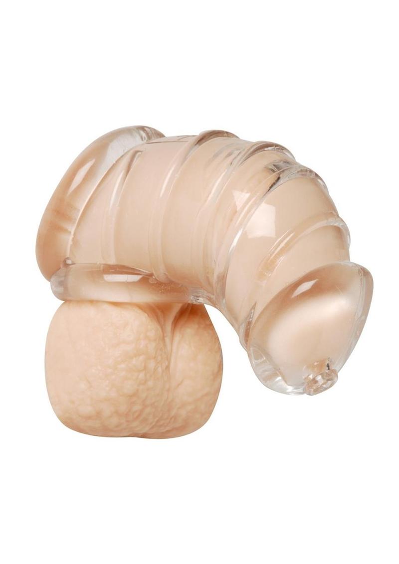 Master Series Detained Soft Body Chastity Cage - Clear