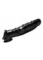 Master Series Fuk Tool Penis Sheath and Ball Stretcher - Black