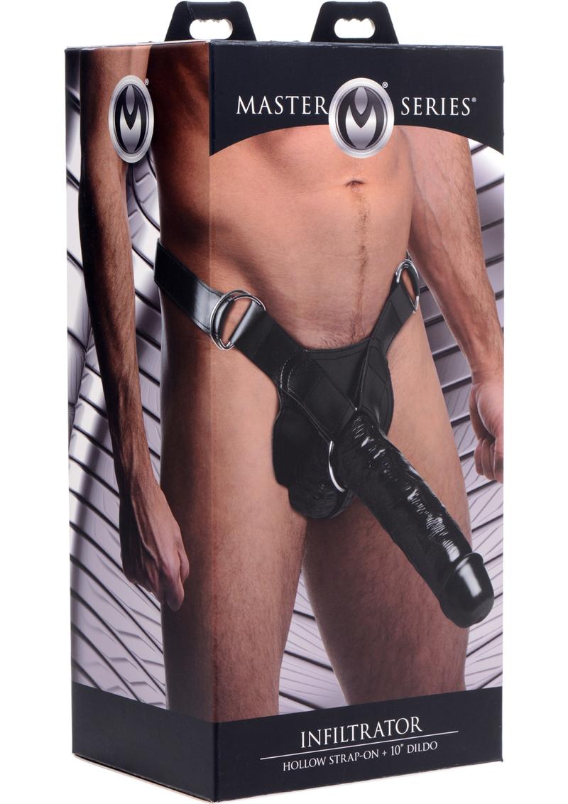 Master Series Infiltrator Hollow Strap-On + 10in Dildo