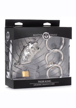 Master Series Tiger King Locking Chastity Cage