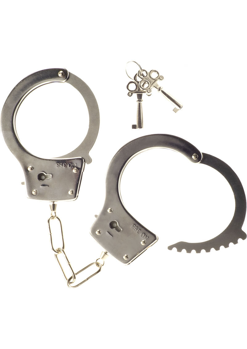 ME YOU US Heavy Metal Handcuffs - Metal/Silver