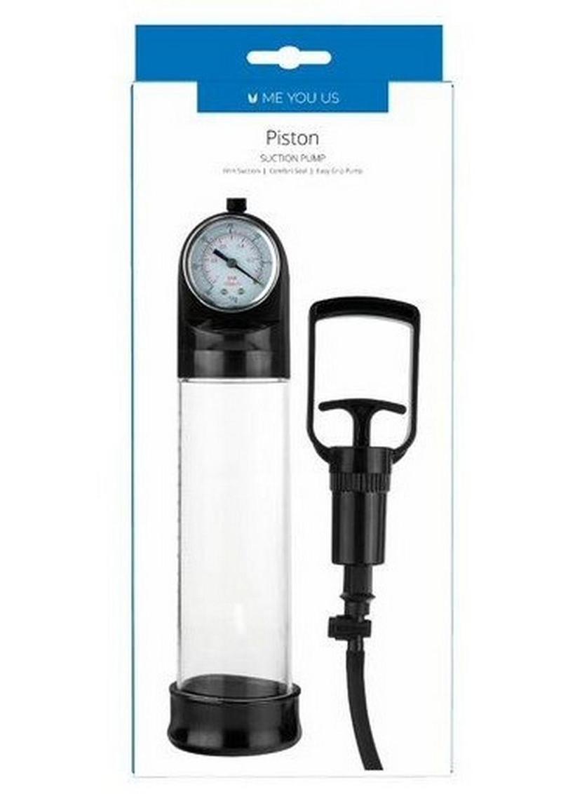 ME YOU US Piston Penis Pump - Black/Clear