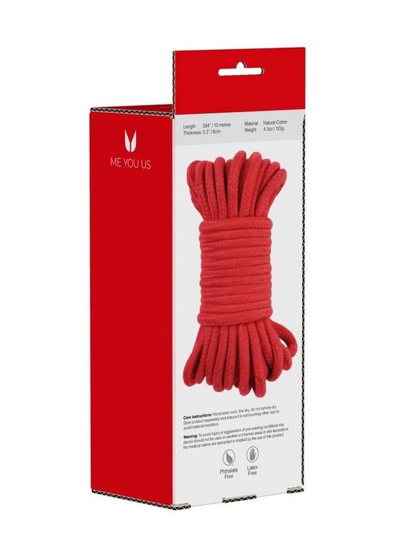 ME YOU US Tie Me Up Rope - Red - 10m