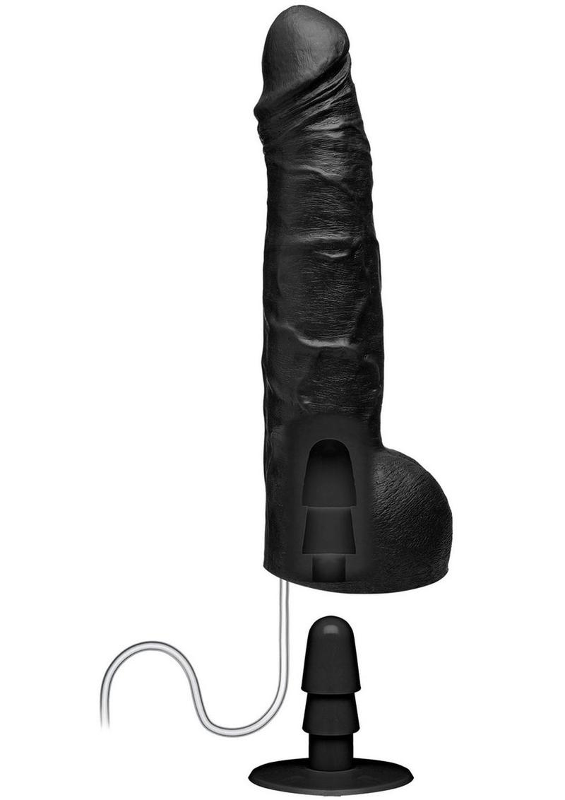 Merci Dual Density Ultraskyn Squirting Cumplay Cock with Removable Vac-U-Lock Suction Cup - Chocolate