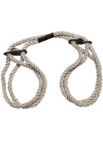 Merci Hogtied Bind and Tie 6mm Hemp Wrist Or Ankle Cuffs - Tan