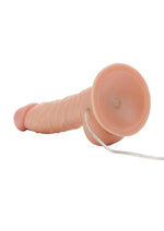 Mr Just Right Vibrating Dildo with Bullet - Vanilla - 5.25in