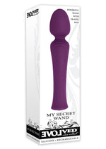 My Secret Wand Rechargeable Silicone Wand Massager - Purple